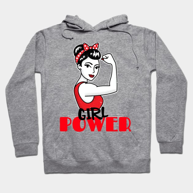 Vintage Girl Power - Strong Empowered Biblical Girls and Women Hoodie by MyVictory